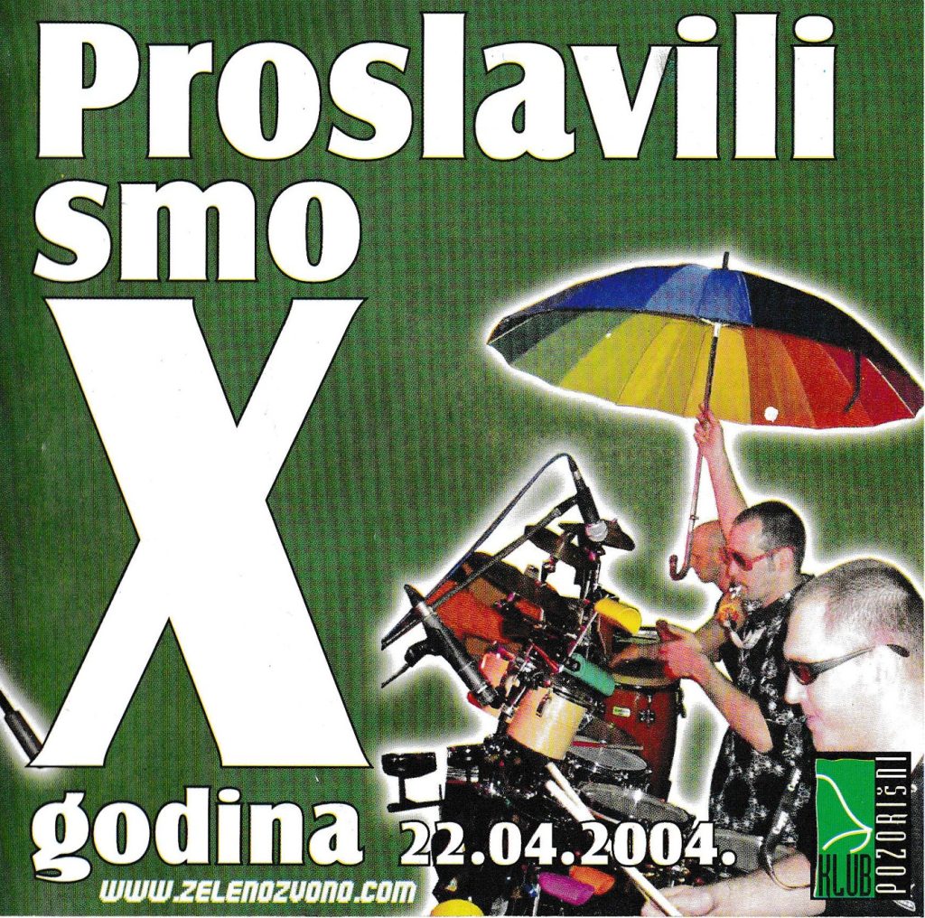 10 godina Zelenog zvona - Flajer (naslovna)